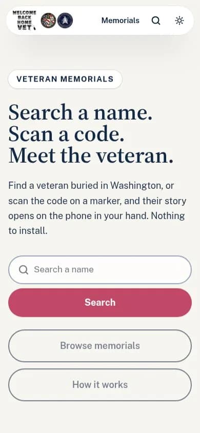 The platform on a phone