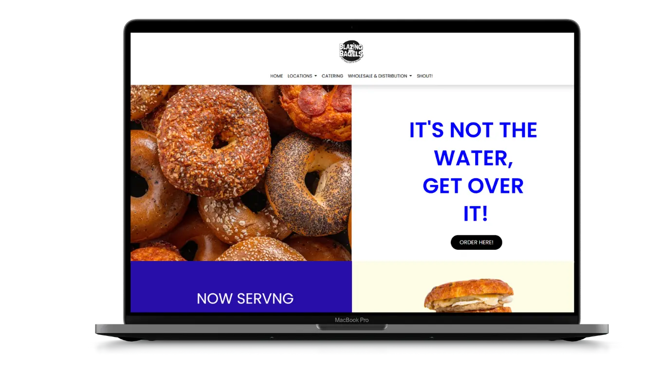 Custom AI powered website designed for business growth and automation